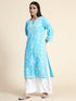 Hand Embroidery Chikankari Long Kurti for Women | Stylish Casual | Fancy